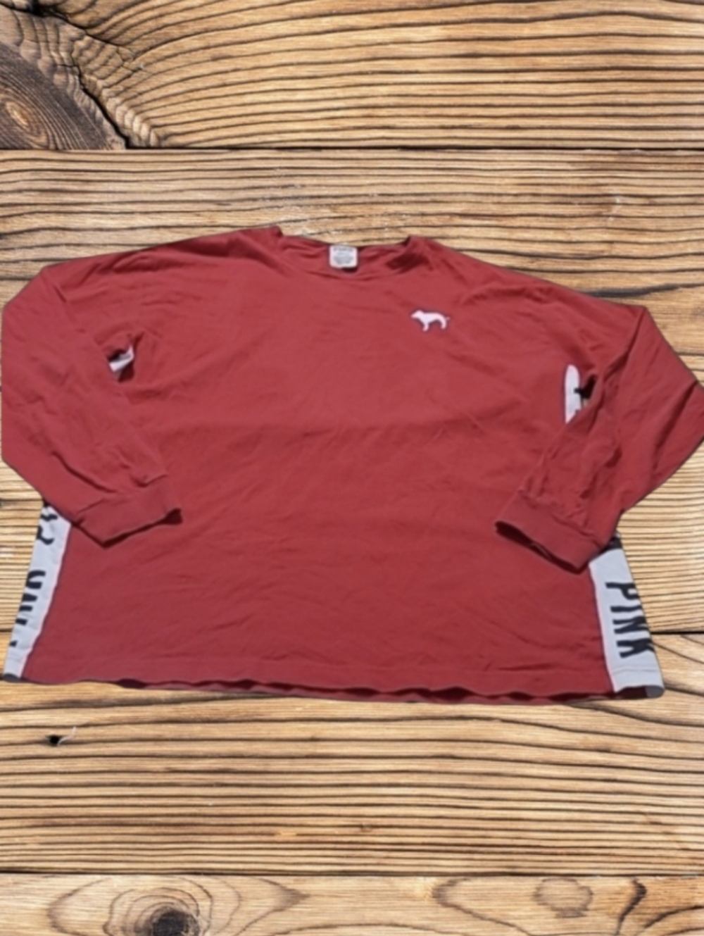 WOMEN'S PINK VICTORIA'S SECRET LONGSLEEVE SHIRT